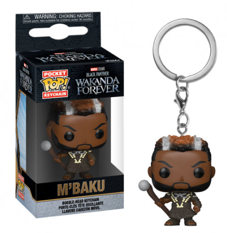 POP KEYCHAIN M'BAKU BLACK PANTHER WAKANDA FOREVER (usagé)