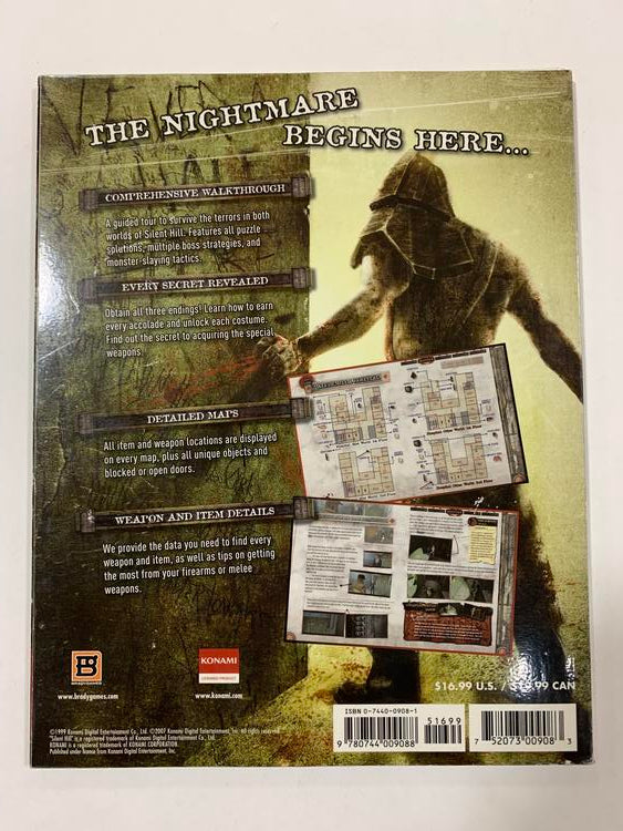 HINT BOOK SILENT HILL ORIGINS (usagé)