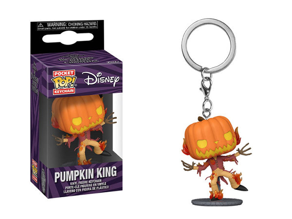 POP KEYCHAIN THE NIGHTMARE BEFORE CHRISTMAS PUMPKIN KING (usagé)