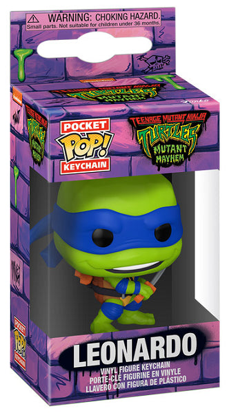 POP KEYCHAIN LEONARDO TEENAGE MUTANT NINJA TURTLES MUTANT MAYHEM (usagé)