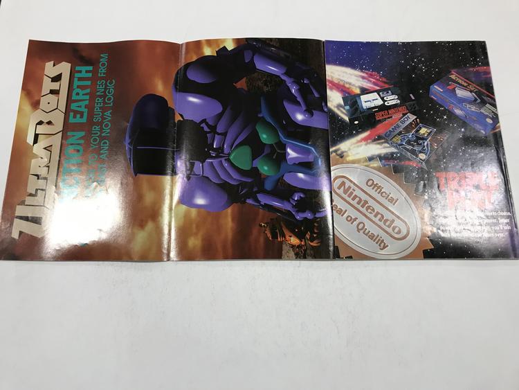 NINTENDO POWER GAMER MAGAZINE VOLUME 37 WITH POSTER - LEMMINGS (usagé)