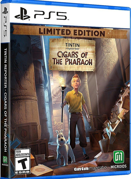 TINTIN REPORTER CIGARS OF THE PHARAOH LIMITED EDITION STEELBOOK EDITION
