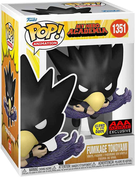POP MY HERO ACADEMIA FUMIKAGE TOKOYAMI 1351 GLOW IN THE DARK