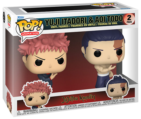POP YUJI ITADORI & AOI TODO JUJUTSU KAISEN 2 PACK (usagé)