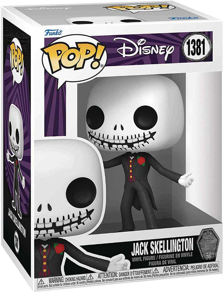 POP THE NIGHTMARE BEFORE CHRISTMAS 30TH JACK SKELLINGTON 1381 (usagé)