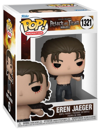 POP ATTACK OF TITANS 1321 - EREN JAEGER (usagé)