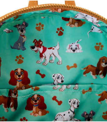 LOUNGEFLY DISNEY I HEART DOGS LENTICULAR BACKPACK (usagé)