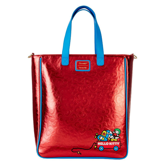 LOUNGEFLY HELLO KITTY 50TH ANNIVERSARY TOTE BAG