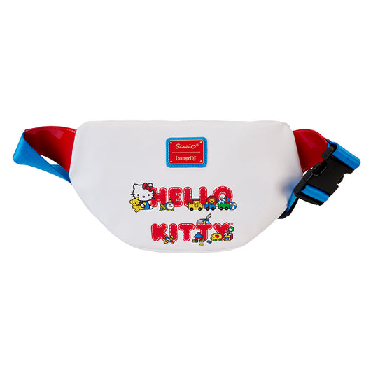 LOUNGEFLY HELLO KITTY 50TH ANNIVERSARY BELT BAG