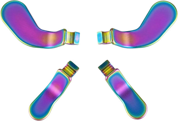 PADDLES REPLACEMENT RAINBOW STAINLESS CONTROLLER ELITE / ELITE SERIES 2 FOR (XBOX ONE / XBOX SERIES)