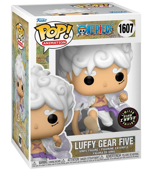 POP ONE PIECE LUFFY GEAR FIVE 1607 (CHASE) GLOWS IN THE DARK (usagé)