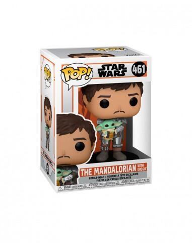 POP STAR WARS THE MANDALORIAN WITH GROGU 461 (usagé)