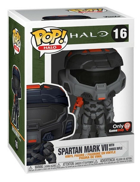 POP HALO SPARTAN MARK VII WITH SHOCK RIFLE 16 (usagé)
