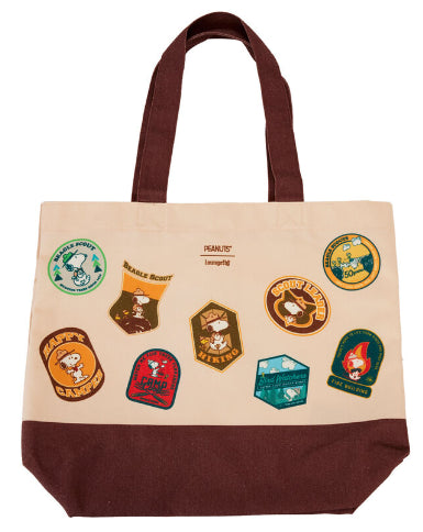 LOUNGEFLY PEANUTS BEAGLE SCOUTS 50TH TOTE BAG (usagé)