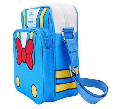 LOUNGEFLY DISNEY DONALD DUCK 90TH NYLON PASSPORT