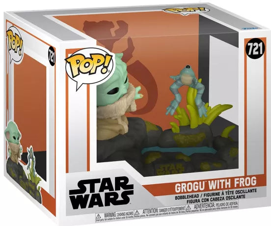 POP STAR WARS GROGU WITH FROG 720 (usagé)