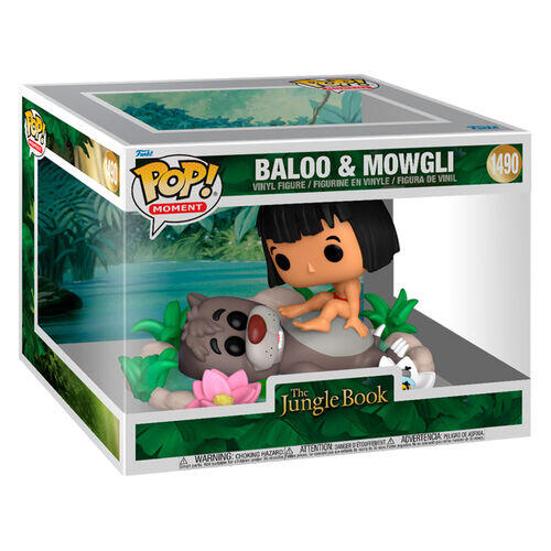 POP THE JUNGLE BOOK MOMENT BALOO & MOWGLI 1490 (usagé)