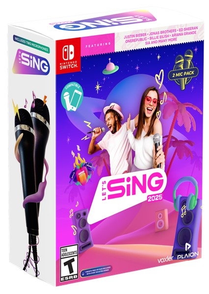 LET'S SING 2025 2 MICROPHONE BUNDLE (usagé)