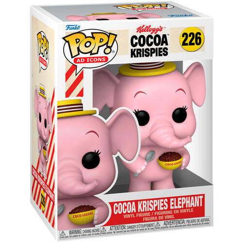 POP KELLOGGS COCOA KRISPIES 226 - COCOA KRISPIES ELEPHANT (usagé)