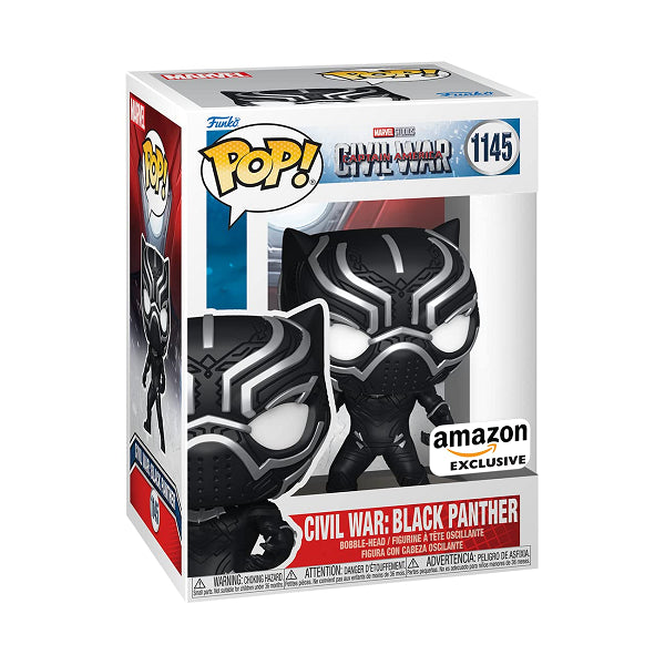 POP CAPTAIN AMERICA CIVIL WAR CIVIL WAR BLACK PANTHER 1145 (usagé)