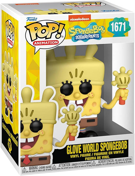 POP SPONGEBOB SQUAREPANTS GLOVE WORLD SPONGEBOB 1671 (usagé)