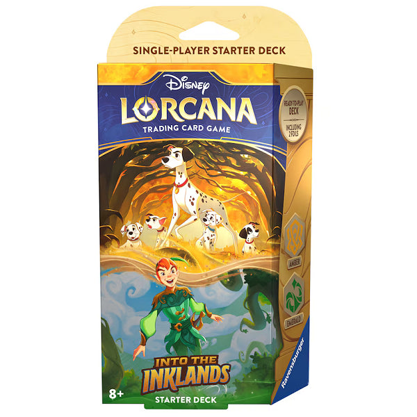LORCANA INTO THE INKLANDS AMBER EMERALD STARTER DECK (usagé)