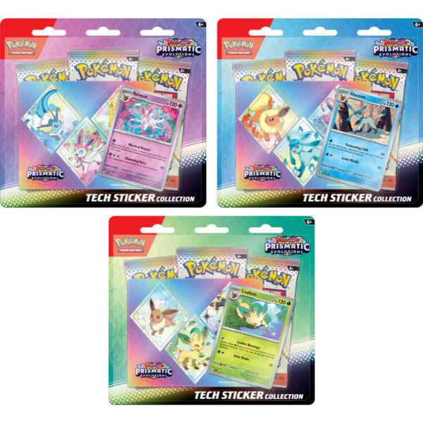 SCARLET & VIOLET PRISMATIC EVOLUTIONS TECH STICKER COLLECTION (POKEMON) (usagé)
