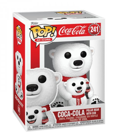 POP COCA COLA 241 - POLAR BEAR WITH CUB (usagé)