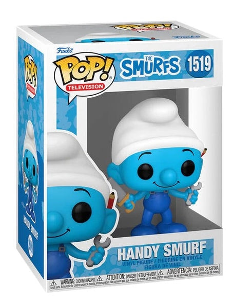 POP THE SMURFS HANDY SMURF 1519 (usagé)