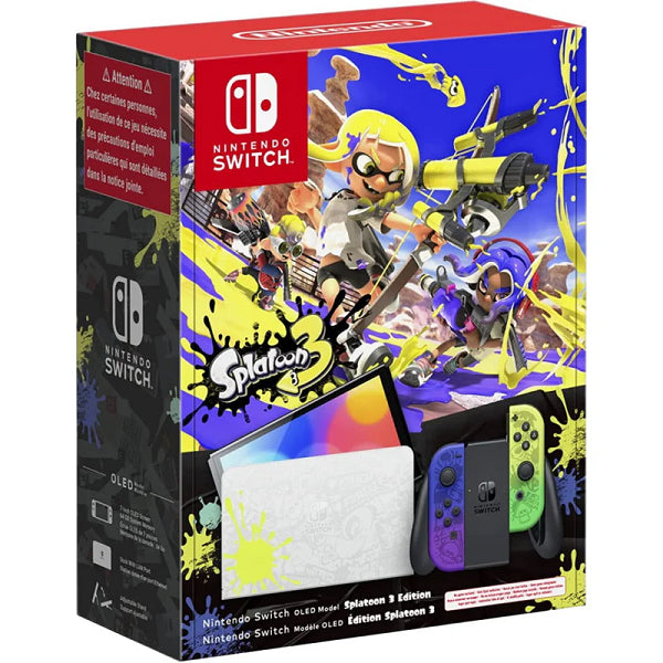 NINTENDO SWITCH OLED SPLATOON 3 EDITION (COMPLETE IN BOX) (usagé)