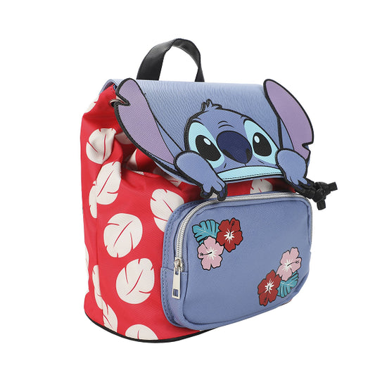 BIOWORLD LILO & STITCH BIG FACE FLIP PACK BACKPACK (usagé)