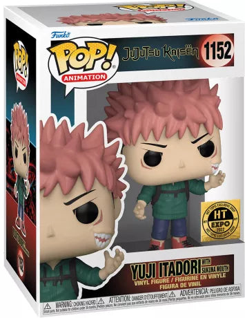 POP JUJUTSU KAISEN YUJI ITADORI WITH SUKUNA MOUTH 1152