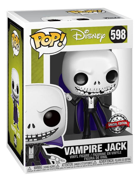 POP THE NIGHTMARE BEFORE CHRISTMAS VAMPIRE JACK 598