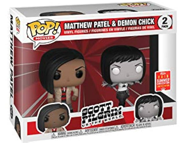 POP SCOTT PILGRIM VS THE WORLD MATTHEW PATEL & DEMON CHICK 2 PACK
