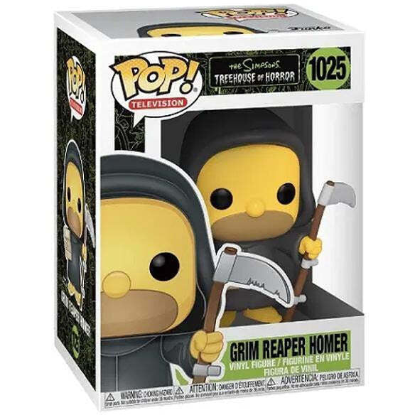 POP THE SIMPSONS TREEHOUSE OF HORROR GRIM REAPER HOMER 1025 (usagé)