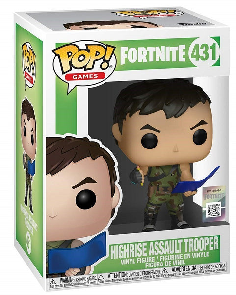 POP FORTNITE HIGHRISE ASSAULT TROOPER 431 (usagé)