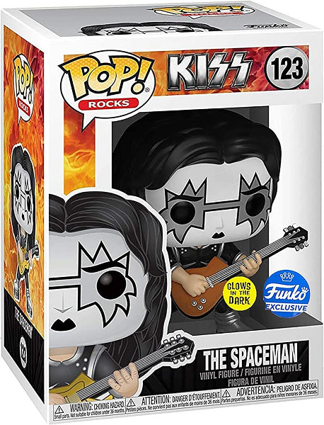POP KISS THE SPACEMAN 123 (GLOWS IN THE DARK)