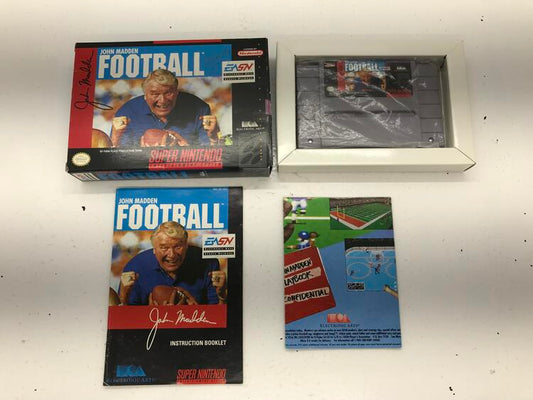 JOHN MADDEN FOOTBALL (COMPLETE IN BOX) (usagé)