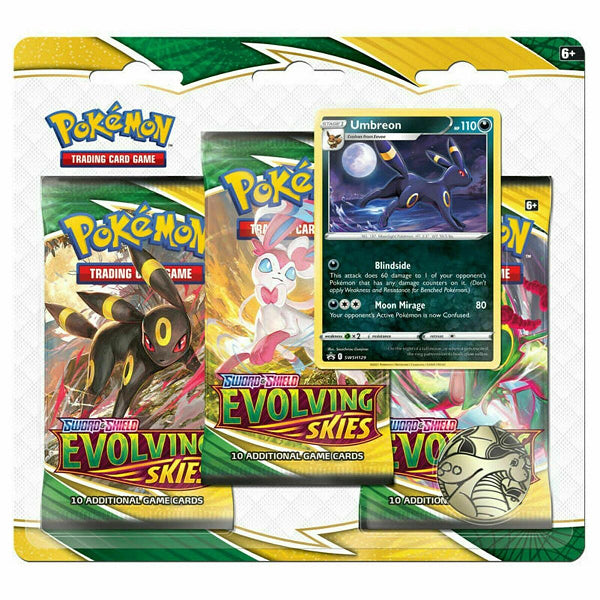 EVOLVING SKIES 3-PACK BLISTER (POKEMON) (usagé)