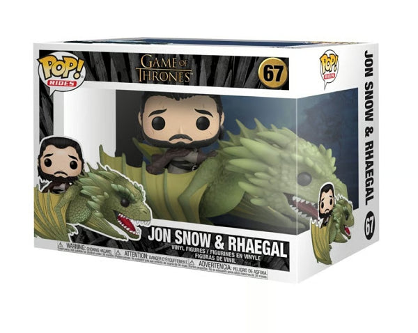 POP GAME OF THRONES JOHN SNOW & RHAEGAL 67
