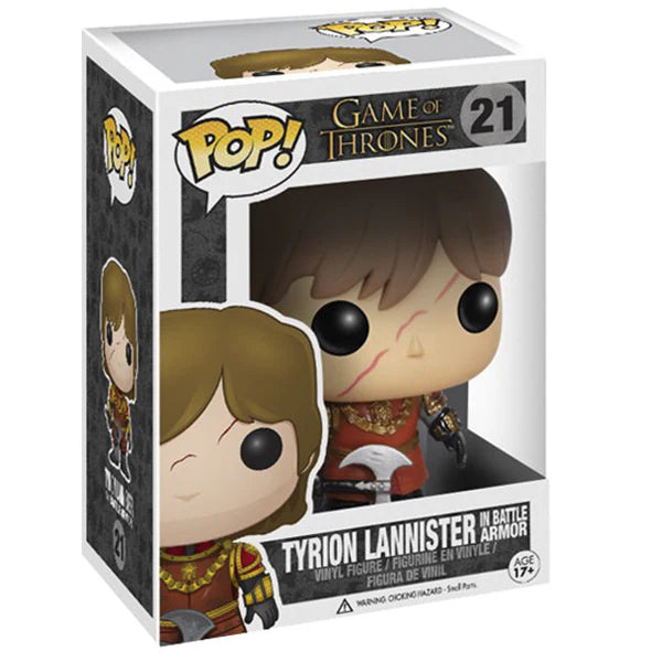 POP GAME OF THRONES TYRION LANNISTER IN BATTLE ARMOR 21 (usagé)