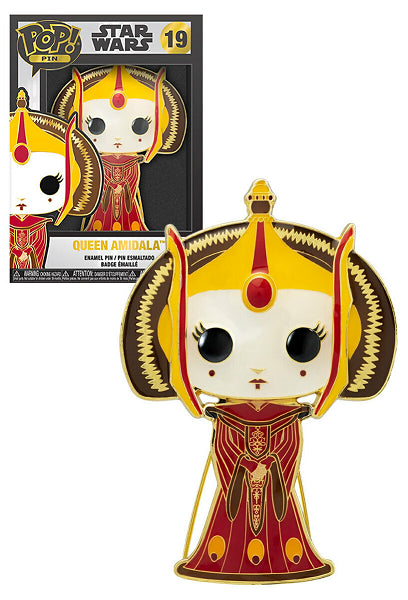 POP STAR WARS PIN QUEEN AMIDALA 19 (usagé)