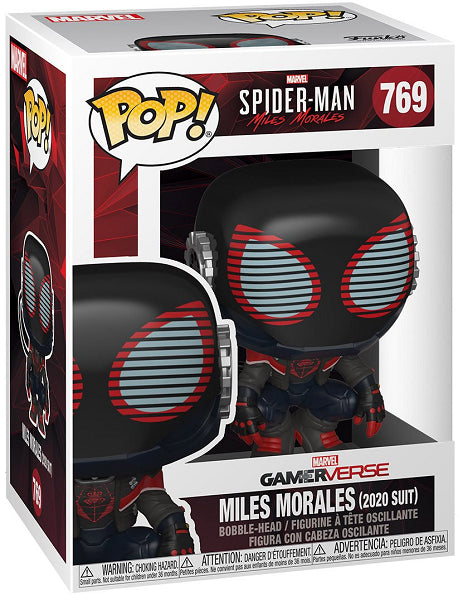POP MARVEL SPIDER-MAN MILES MORALES MILES MORALES (2020 SUIT) 769 (usagé)
