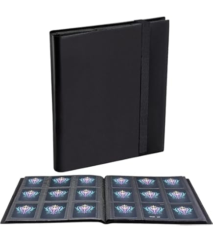 PORTFOLIO 9 POCKETS BLACK 432 CARDS (POKEMON) (usagé)