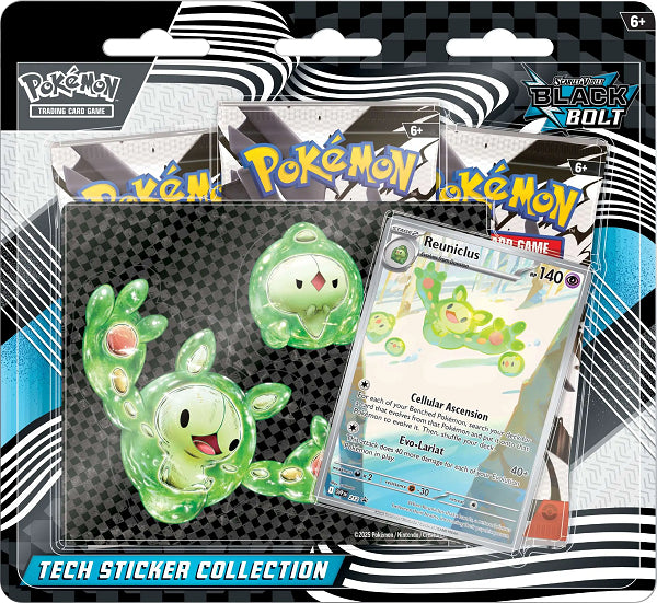 SCARLET & VIOLET BLACK BOLT TECH STICKER COLLECTION (POKEMON) (usagé)