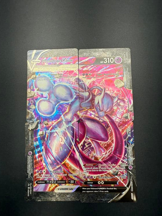 MEWTWO V UNION 143/5-P (POKEMON SWORD AND SHIELD) (usagé)