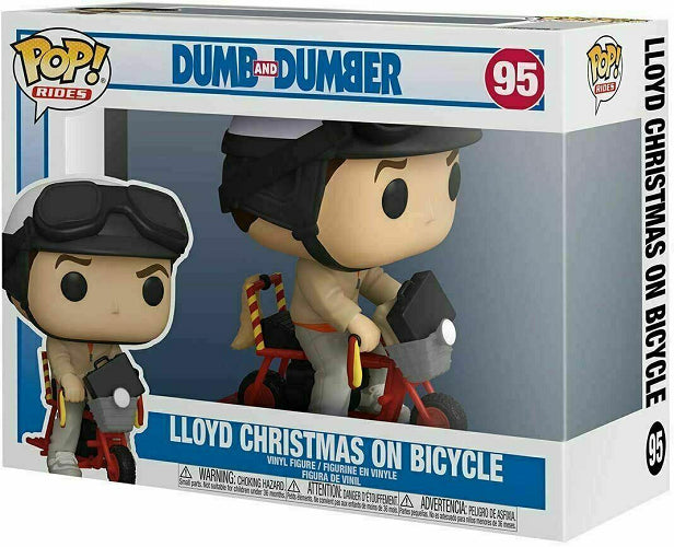 POP DUMB AND DUMBER LLOYD CHRISTMAS ON BICYCLE 95 (usagé)
