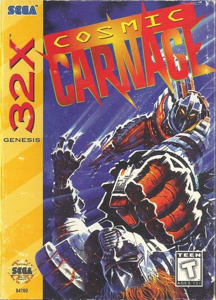 SEGA 32X COSMIC CARNAGE (WITH MANUAL)
