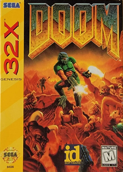 SEGA 32X DOOM (WITH MANUAL) (usagé)