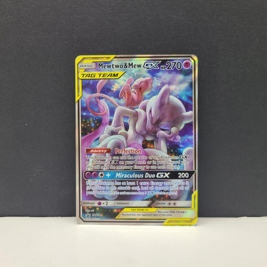 MEWTWO & MEW GX SM191 (POKEMON PROMO) (usagé)